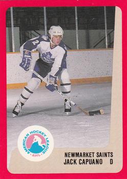 1988-89 ProCards Newmarket Saints (AHL) #NNO Jack Capuano Front
