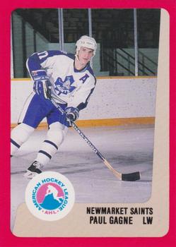 1988-89 ProCards Newmarket Saints (AHL) #NNO Paul Gagne Front