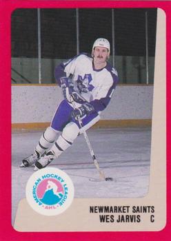 1988-89 ProCards Newmarket Saints (AHL) #NNO Wes Jarvis Front