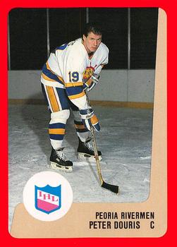 1988-89 ProCards Peoria Rivermen (IHL) #NNO Peter Douris Front