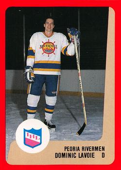 1988-89 ProCards Peoria Rivermen (IHL) #NNO Dominic Lavoie Front