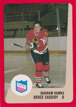 1988-89 ProCards Saginaw Hawks (IHL) #NNO Bruce Cassidy Front