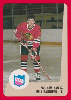 1988-89 ProCards Saginaw Hawks (IHL) #NNO Bill Gardner Front