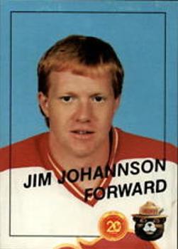 1988-89 Salt Lake Golden Eagles (IHL) Smokey #17 Jim Johannson Front