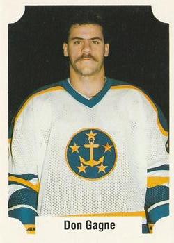 1989-90 Pinch Hit Hampton Roads Admirals (ECHL) #NNO Don Gagne Front