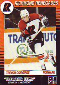 1991-92 Richmond Renegades (ECHL) #14 Trevor Converse Front
