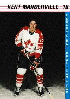 1991-92 Alberta Lotteries Canada's National Team #NNO Kent Manderville Front