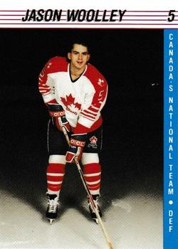 1991-92 Alberta Lotteries Canada's National Team #NNO Jason Woolley Front