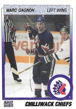 1991-92 Avant Garde BCJHL #140 Marc Gagnon Front