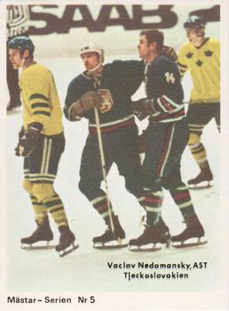 1970-71 Cumulus Mastar-Serien (Swedish) #5 Vaclav Nedomansky Front