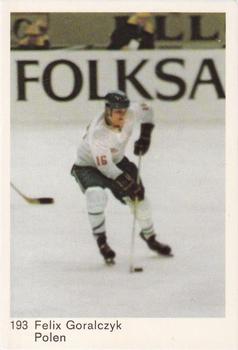 1970-71 Cumulus Mastar-Serien (Swedish) #193 Feliks Goralczyk Front