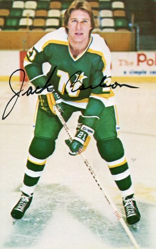1980-81 Minnesota North Stars Postcards #NNO Jack Carlson Front