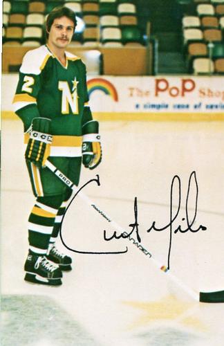 1980-81 Minnesota North Stars Postcards #NNO Curt Giles Front