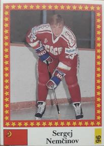 1991 Semic Hokej MS (Czechoslovakian) Stickers #96 Sergei Nemchinov Front