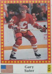 1991 Semic Hokej MS (Czechoslovakian) Stickers #132 Gary Suter Front