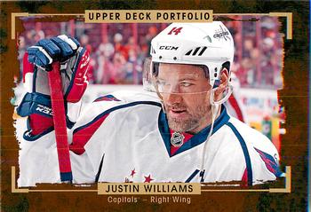 2015-16 Upper Deck Portfolio #154 Justin Williams Front