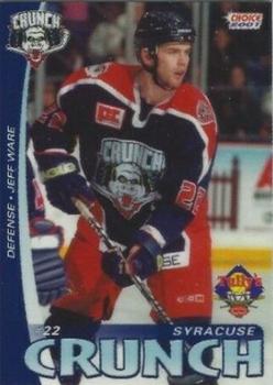 2000-01 Choice Syracuse Crunch (AHL) #17 Jeff Ware Front