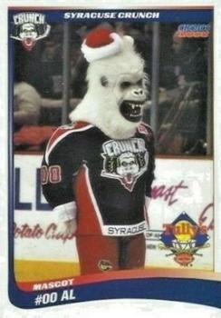 2001-02 Choice Syracuse Crunch (AHL) #25 Al the Ice Gorilla Front