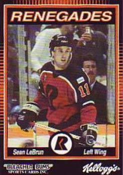 1992-93 Richmond Renegades (ECHL) #NNO Sean LeBrun Front