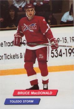 1992-93 Toledo Storm (ECHL) Series 2 #18 Bruce MacDonald Front