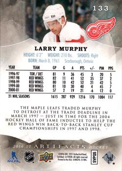 2016-17 Upper Deck Artifacts #133 Larry Murphy Back