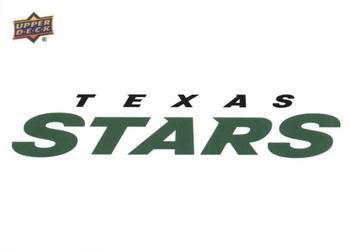 2015-16 Upper Deck AHL - Wordmark Logo Stickers #27 Texas Stars Front
