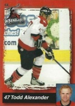 2005-06 Las Vegas Wranglers (ECHL) #1 Todd Alexander Front