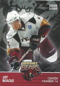 2008-09 Hershey Bears (AHL) #5 Jay Beagle Front