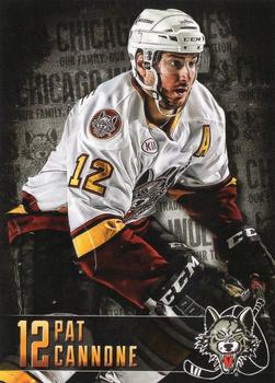 2014-15 Vienna Beef Chicago Wolves (AHL) #7 Pat Cannone Front