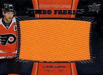 2015-16 Upper Deck Contours - Jumbo Fabrics #JJ-CG Claude Giroux Front