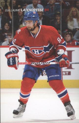 2009-10 Montreal Canadiens Postcards #NNO Guillaume Latendresse Front
