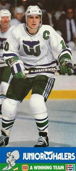 1987-88 Junior Whalers/Burger King/Pepsi Hartford Whalers #NNO Ron Francis Front