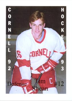 1992-93 Cornell Big Red (NCAA) #NNO Tim Shean Front