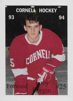 1993-94 Cornell Big Red (NCAA) #NNO Tony Bergin Front