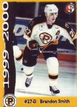 1999-00 SplitSecond Providence Bruins (AHL) #NNO Brandon Smith Front
