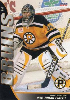 2006-07 Choice Providence Bruins (AHL) #6 Brian Finley Front