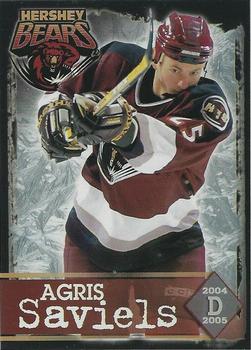 2004-05 Hershey Bears (AHL) #23 Agris Saviels Front
