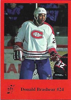 1993-94 Fredericton Canadiens (AHL) #NNO Donald Brashear Front