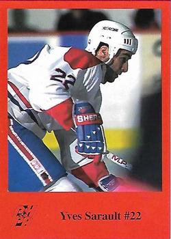 1993-94 Fredericton Canadiens (AHL) #NNO Yves Sarault Front