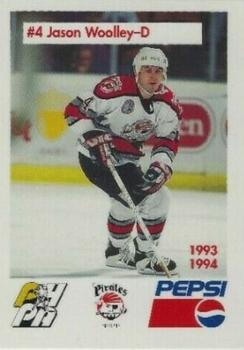 1993-94 Portland Pirates (AHL) #8 Jason Woolley Front