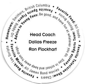 1993-94 Dallas Freeze (CHL) Picture Pucks #NNO Ron Flockhart Back