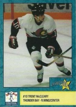 1993-94 Rising Star Thunder Bay Senators (CoHL) #NNO Trent McCleary Front