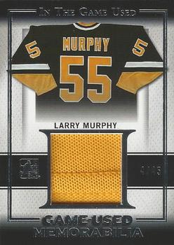 2016 Leaf In The Game Game Used - Game Used Jersey Silver #GU-14 Larry Murphy Front