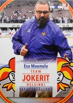 2015-16 Sereal Jokerit Helsinki - Team Leaders #JOK-TEM-006 Esa Maunula Front