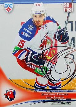 2013-14 Sereal (KHL) - Silver #LEV-009 Justin Azevedo Front
