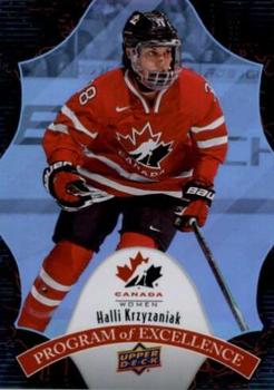 2016 Upper Deck Team Canada Juniors - Program of Excellence #POE-45 Halli Krzyzaniak Front