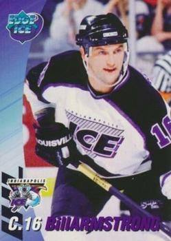 1995-96 Edge Ice Indianapolis Ice (IHL) #NNO Bill Armstrong Front