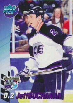 1995-96 Edge Ice Indianapolis Ice (IHL) #NNO Jeff Buchanan Front