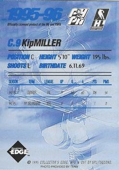 1995-96 Edge Ice Indianapolis Ice (IHL) #NNO Kip Miller Back