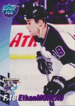 1995-96 Edge Ice Indianapolis Ice (IHL) #NNO Ethan Moreau Front
